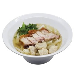 ก๋วยจั๊บหมูกรอบ+หมูเด้ง(ก๋วยจั๊บหมูกรอบ)