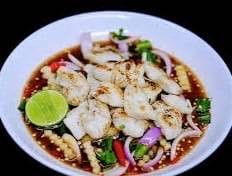 ยำไข่หมึก