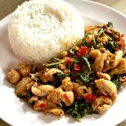 ข้าว กะเพรา ไก่