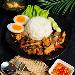 Marinated Pork With Basil