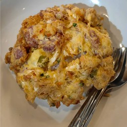 ข้าวไข่เจียวแหนม