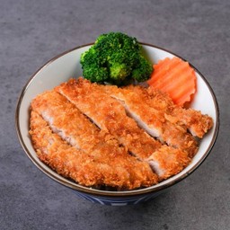 ข้าวหน้าหมูทอด