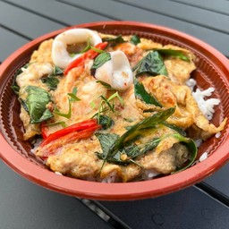 ข้าวห่อหมกไข่ข้นหมูสับ