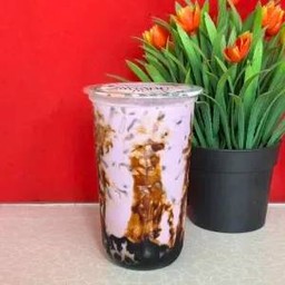 นมเผือกบราวน์ชูก้า