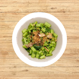 ผักบุ้งลวก