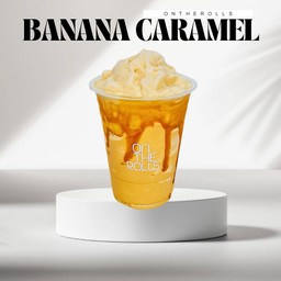 บานาน่า คาราเมล ลาเต้ ปั่น