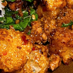 กะเพรากากหมู+หมูสับ (เป็นกับ)