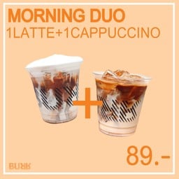 Morning Duo (Latte + Cappuccino)