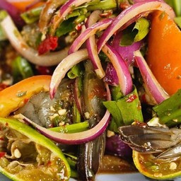 เหลากุ้งใส่ปลาร้า