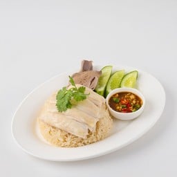 ข้าวมันไก่ตอนเพิ่มเครื่องใน