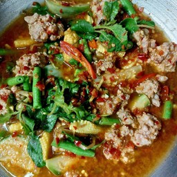 แกงป่าหมูสับ