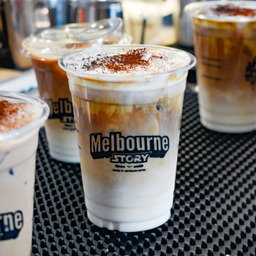 กาแฟคาปูชิโน่เย็น