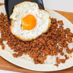 ข้าวหมูสับหวาน