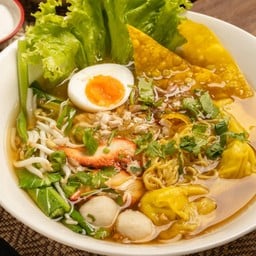 สุโขทัยต้มยำเกี๊ยวล้วน sukhothai tomyum with only  wontons