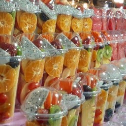น้ำผลไม้ปั่น ป้าเล็ก ถนนคนเดิน ซีเคพลาซ่า