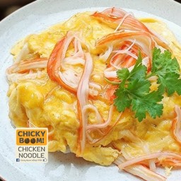 ข้าวไข่ข้นลาวาปูอัด