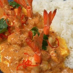 ข้าวไข่ข้นต้มยำกุ้ง