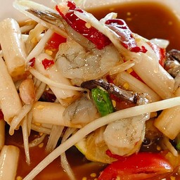 ไหลบัวกุ้งสดปลาร้า