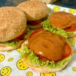 เบอร์เกอร์หมูหมัก