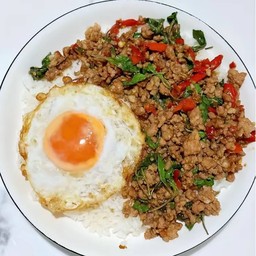 ข้าวกระเพราหมูสับ