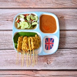 หมูสะเต๊ะสูตรคุณยาย (เจ้าเก่าแม่กลอง)