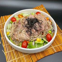สลัดโซบะ เนื้อวากิว