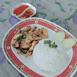 ข้าวหมูทอด