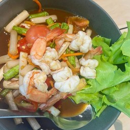 ตำ ยำไหลบัวกุ้ง