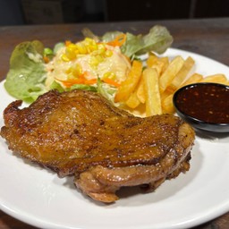 สเต็กสะโพกไก่สไปซี่