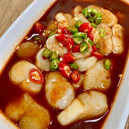 หอยโฮตาเตะดองซอสเผ็ดเกาหลี [นน 250 กรัม/กล่อง]