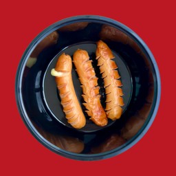 ไส้กรอกชีส 2 ชิ้น