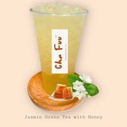 ชาเขียวมะลิใส่น้ำผึ้ง