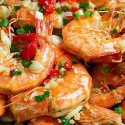 กุ้งคั่วพริกเกลือ