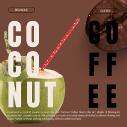 Hot Coconut Coffee (กาแฟมะพร้าว)