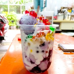 ไอติมบลูเบอร์รี่โยเกิร์ตเกล็ดหิมะ