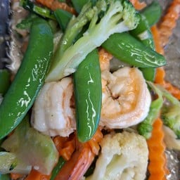 ผักผักรวมกุ้ง