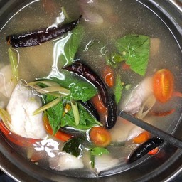 ต้มยำ เนื้อปลากะพง