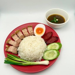 ข้าวหมูกรอบ