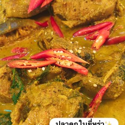 ปลาดุกใบยี่หร่า (ราดข้าว)