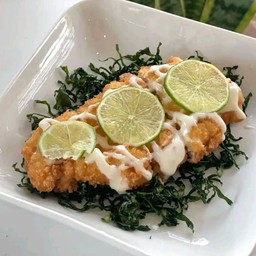 ไก่กรอบซอสครีมมะนาว