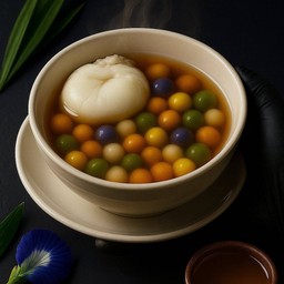 บัวลอยเล็กน้ำขิงไข่หวาน