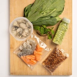 แซลม่อน+กุ้ง+หอยนางรม