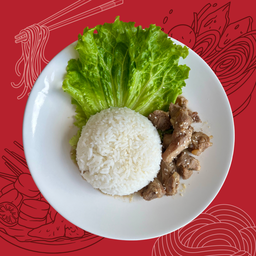 ข้าวซีี่โครงหมูตุ๋นเต้าเจี้ยว