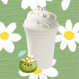 มะพร้าวนมสดปั่น