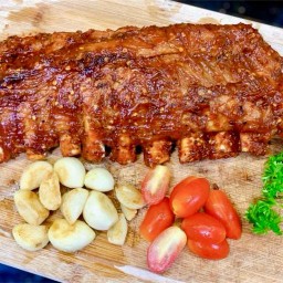 ซี่โครงหมูย่างบาร์บีคิวเท็กซัส