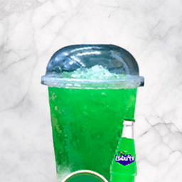 Green Glass Jar Water