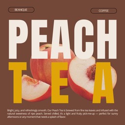 Hot Peach Tea (ชาพีช ร้อน)