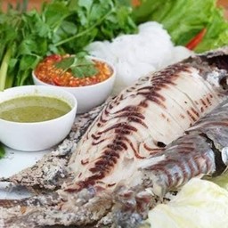ปลากะพงเผาเกลือ