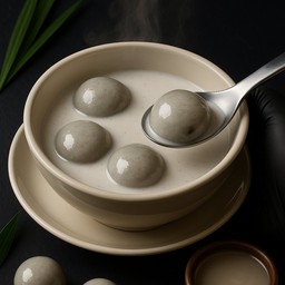 บัวลอยงาดำกะทิสด