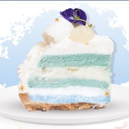 ทาร์ตลำไยมะพร้าวข้าวเหนียวอัญชัญ